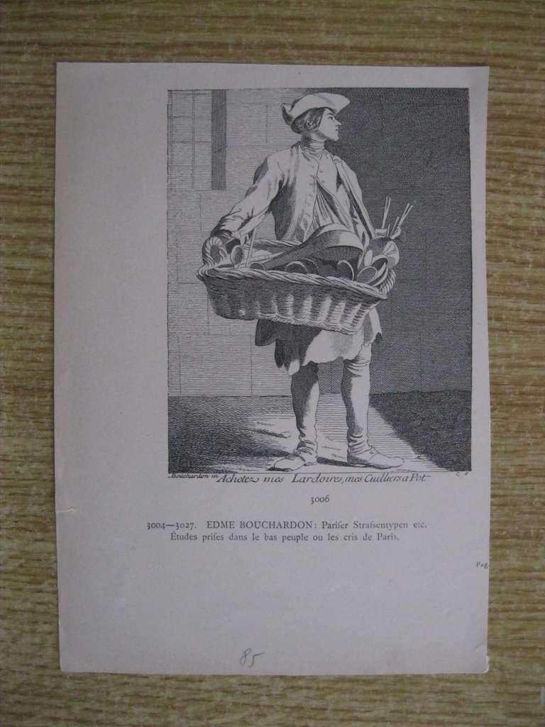 Vendedor ambulante , 1885.